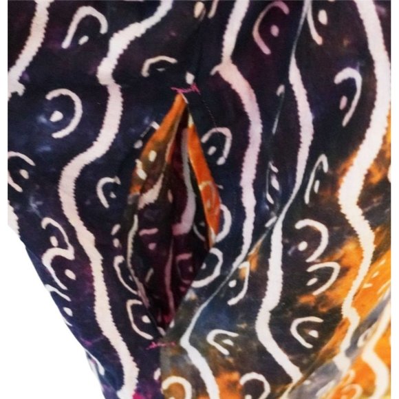 Tie Dye Dress, Maxi Dress, House Dress, Kaftan Dress, Hippie Dress, Boho Caftan - Picture 6 of 8